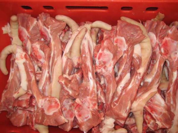 Frozen Pork Tail and Bones